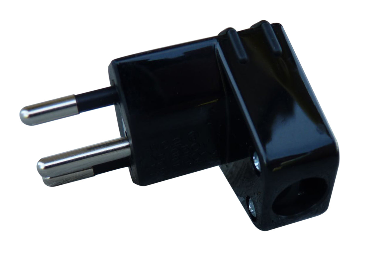 Fiche coudée T12 noire