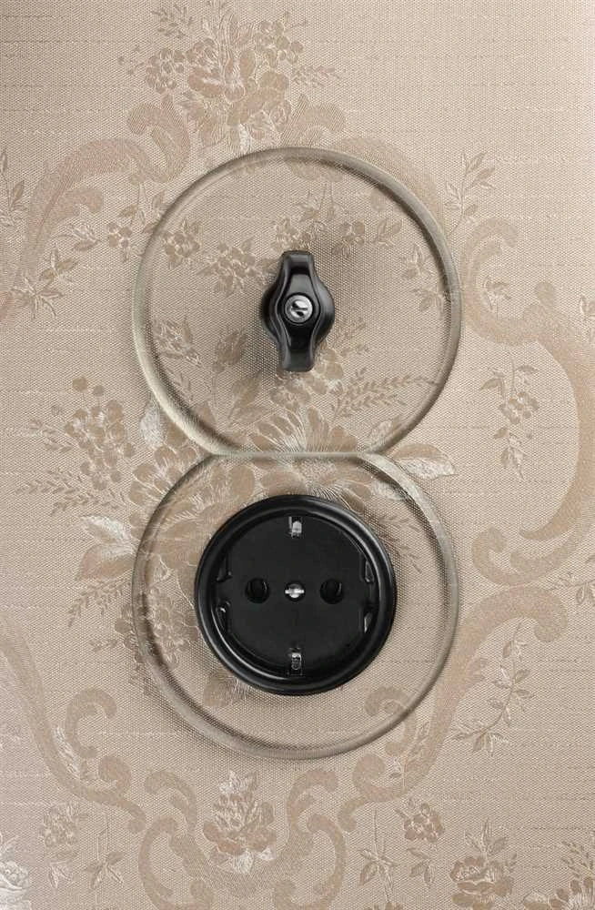 Couvercle du système, partie extérieure, verre blanc THPG pleine surface