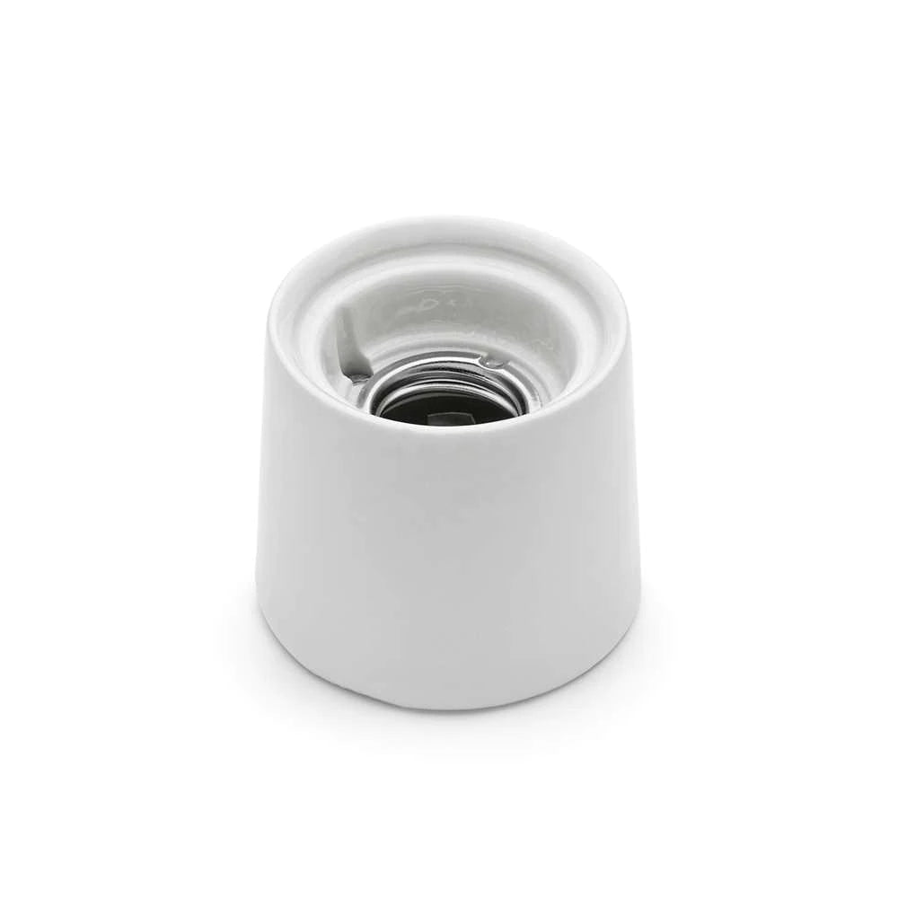 Surface mount ceiling porcelain white E27