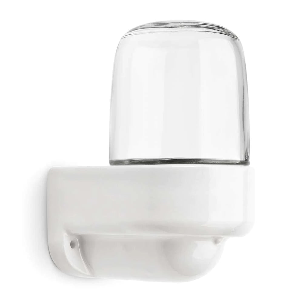 Support mural en porcelaine Lindner Lisilux M pour sauna transparent