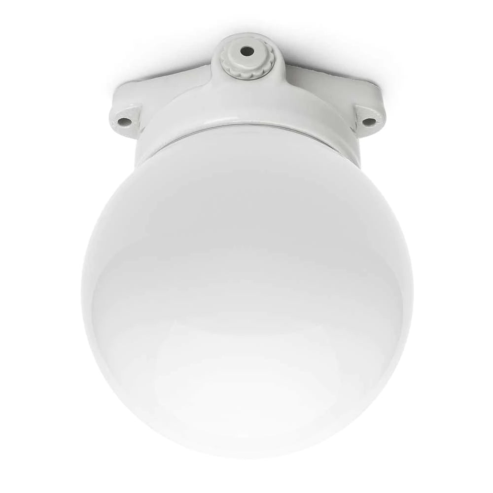 Plafonnier porcelaine Lindner Lisilux XL boule opale