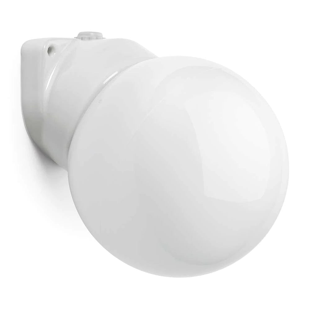 Applique murale en porcelaine Lindner Lisilux M boule opale