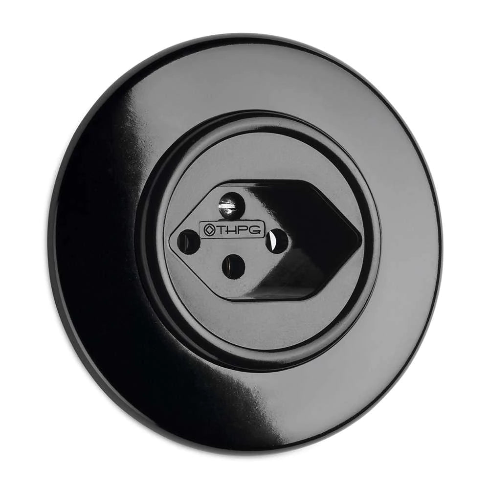 Socket T13 flush-mounted Bakelite