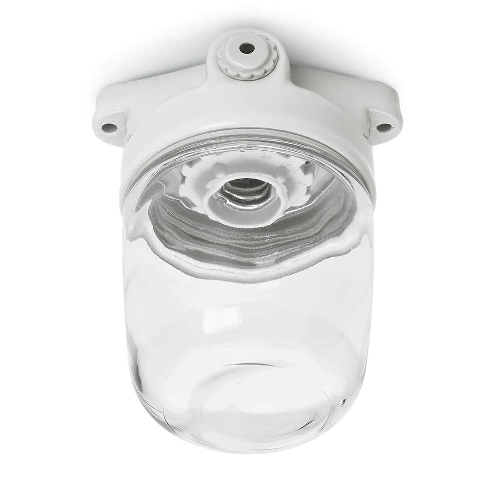 Plafonnier en porcelaine Lindner Lisilux L transparent