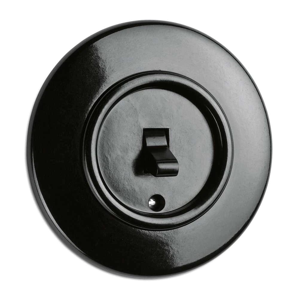 Toggle switch change flush-mounted Bakelite