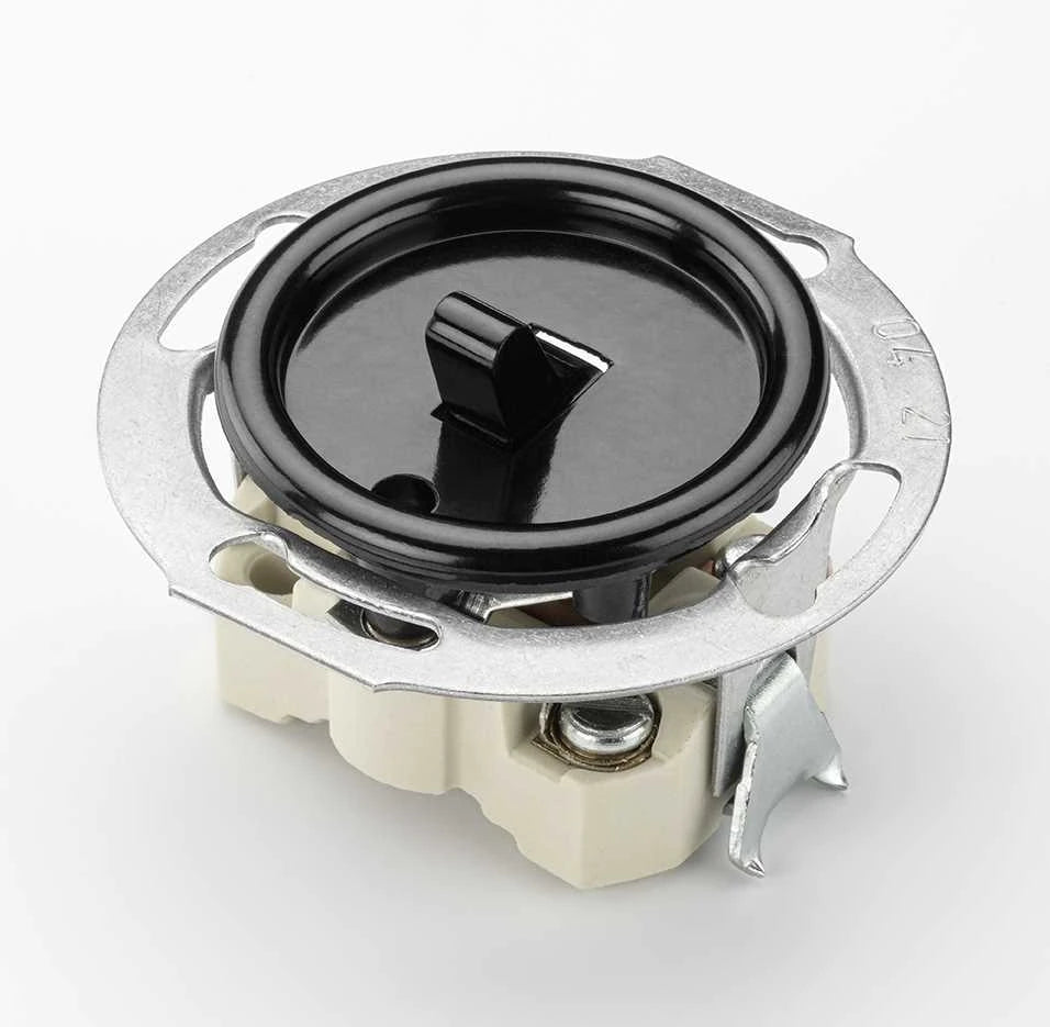 Toggle switch change flush-mounted Bakelite