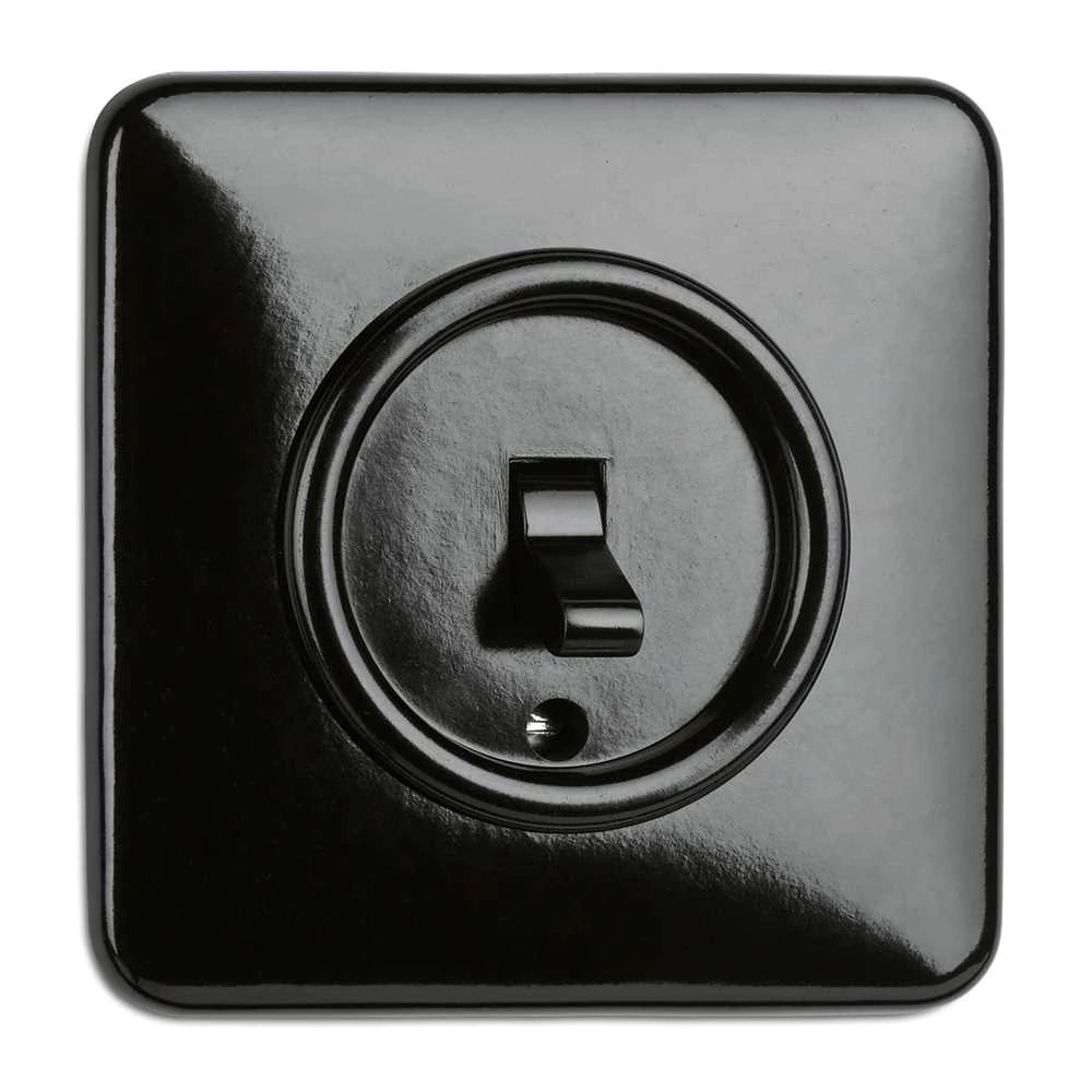 Toggle switch change flush-mounted Bakelite