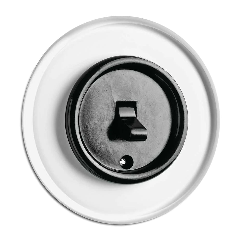 Toggle switch change flush-mounted Bakelite