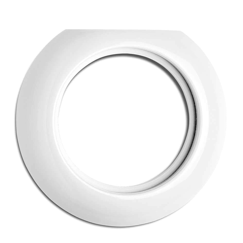 System cover external part for junction boxes porcelain