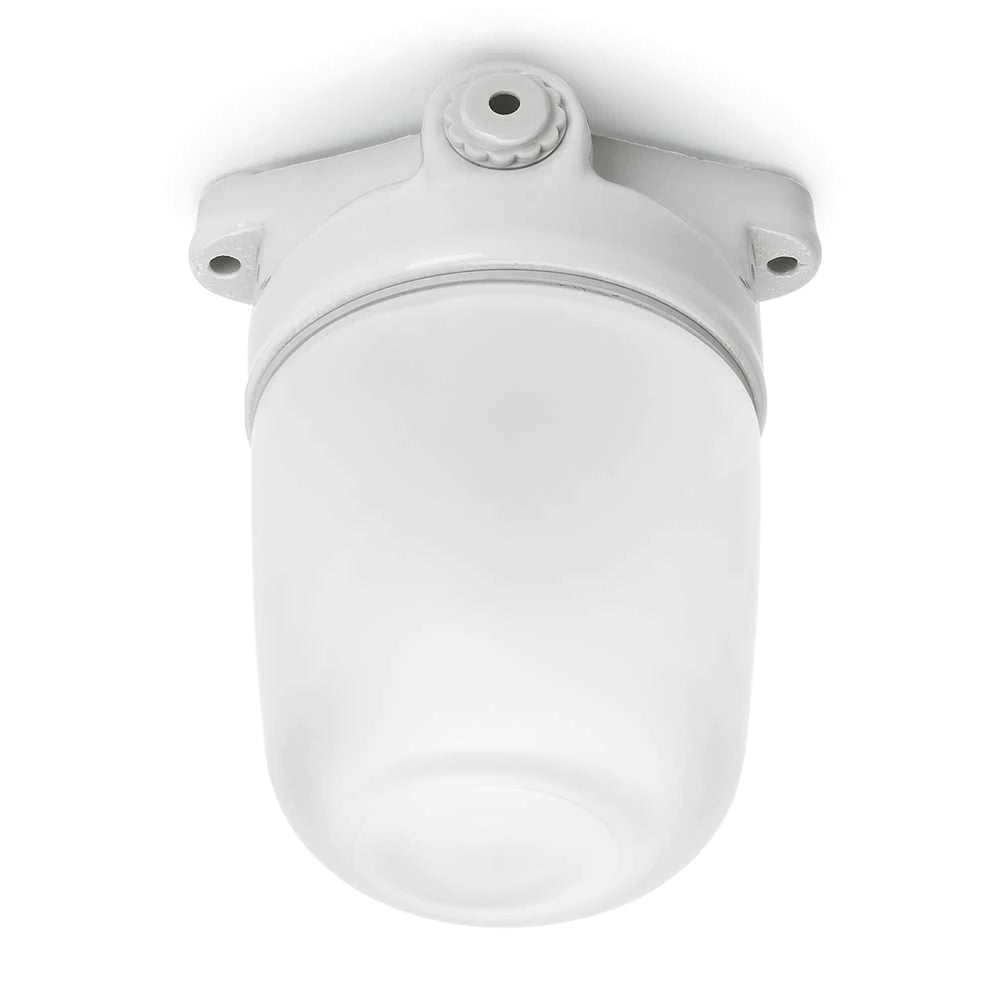Plafonnier en porcelaine Lindner Lisilux L gravé mat