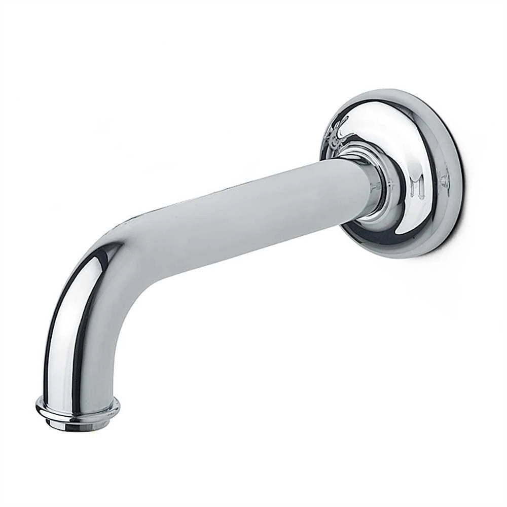 Wandauslauf Messing verchromt mit 26cm | THPG