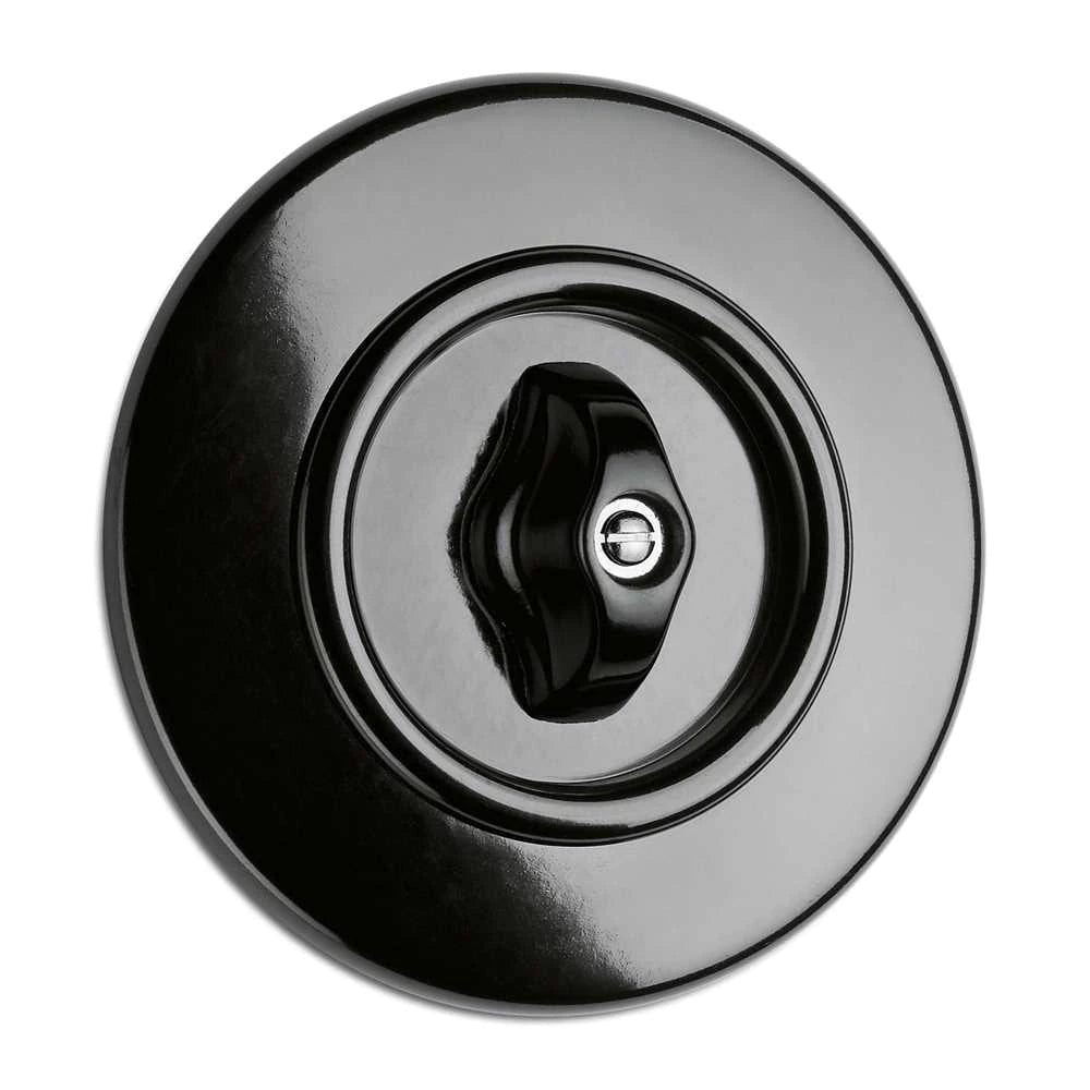 Rotary switch change flush-mounted Bakelite