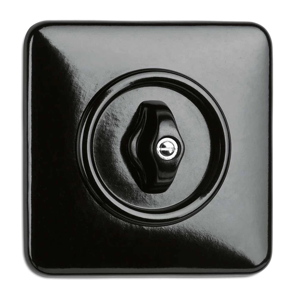 Rotary switch change flush-mounted Bakelite