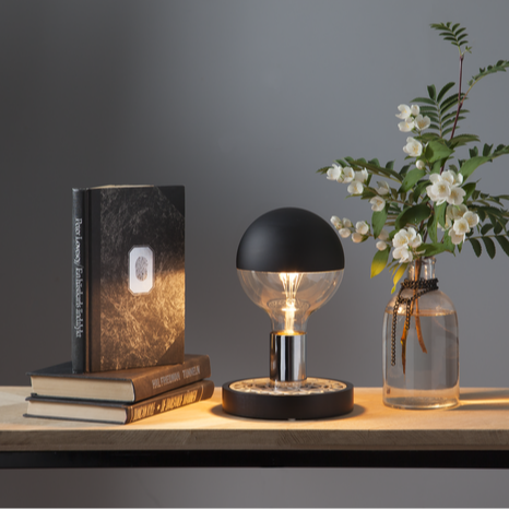 Led Glühbirne Spiegelkopf Schwarz | Giant Black top Globe