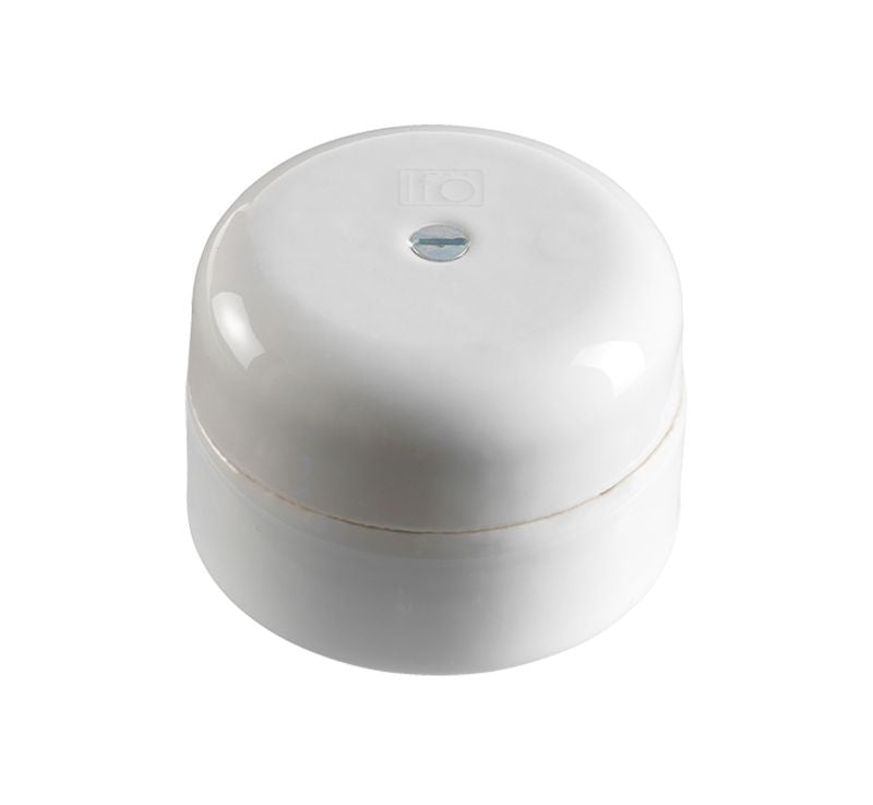Abzweigdose Porzellan klein rund 50mm | Ifö Electric weiss