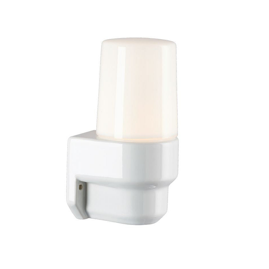 Classic Sconce Porzellan Wandleuchte weiss E14 IP55 | Ifö Electric