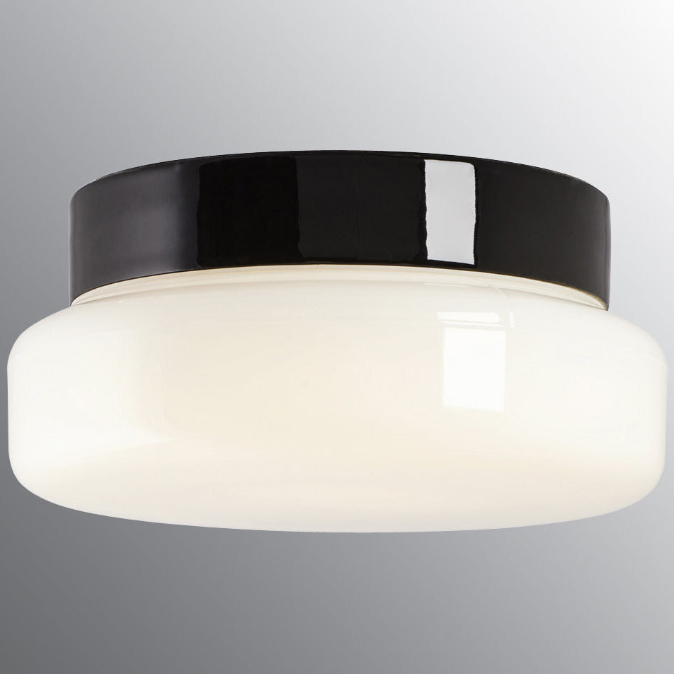 Classic 240 Led DALI 3000K Wand-/Deckenleuchte IP44 Ø185.5mm schwarz | Ifö Electric