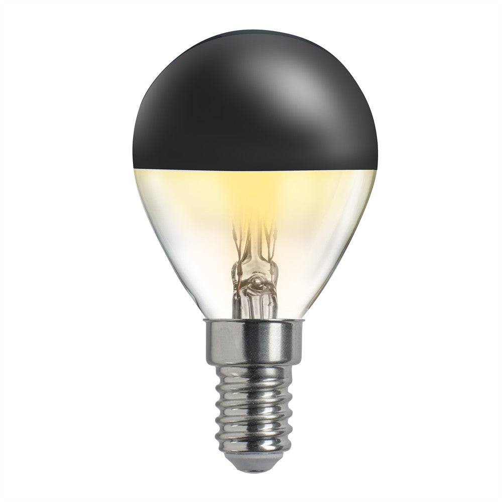 Led Glühbirne Spiegelkopf | Black Top Ball E14