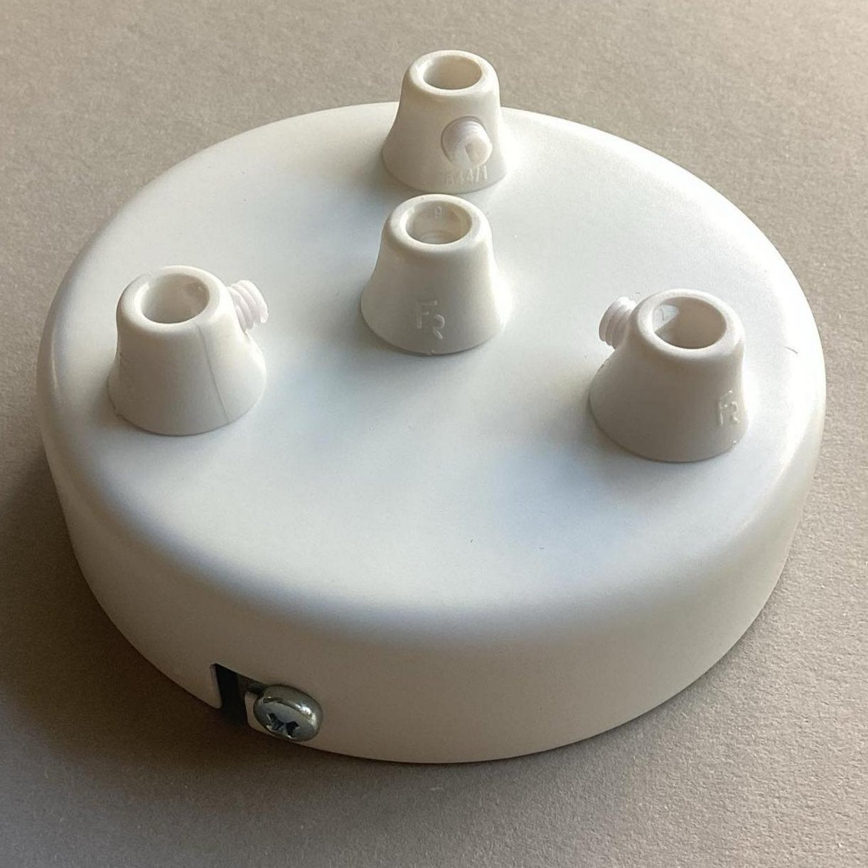 Baldachin Metall weiss 4-Out abgerundet