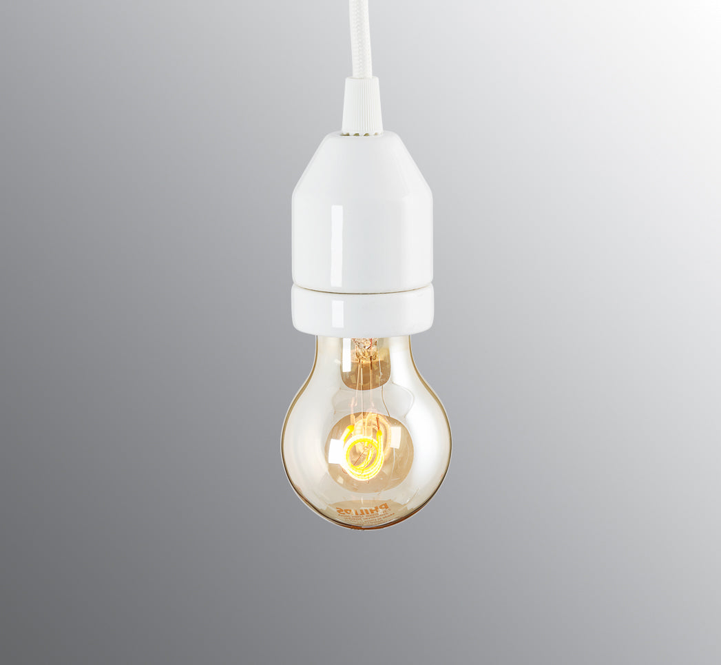 Klack Pendellampe Porzellan (mit DCL-Stecker)