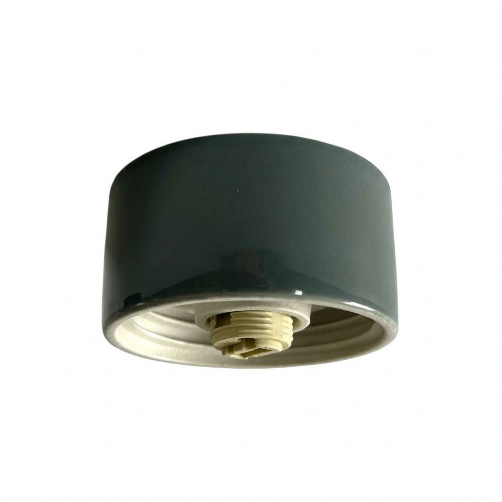 Porzellansockel Ø 84.5mm Gewinde IP44 G9 gerade grau | Ifö Electric