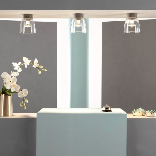 Open Klara Porzellanleuchte Klarglas E27 IP21 | Ifö Electric
