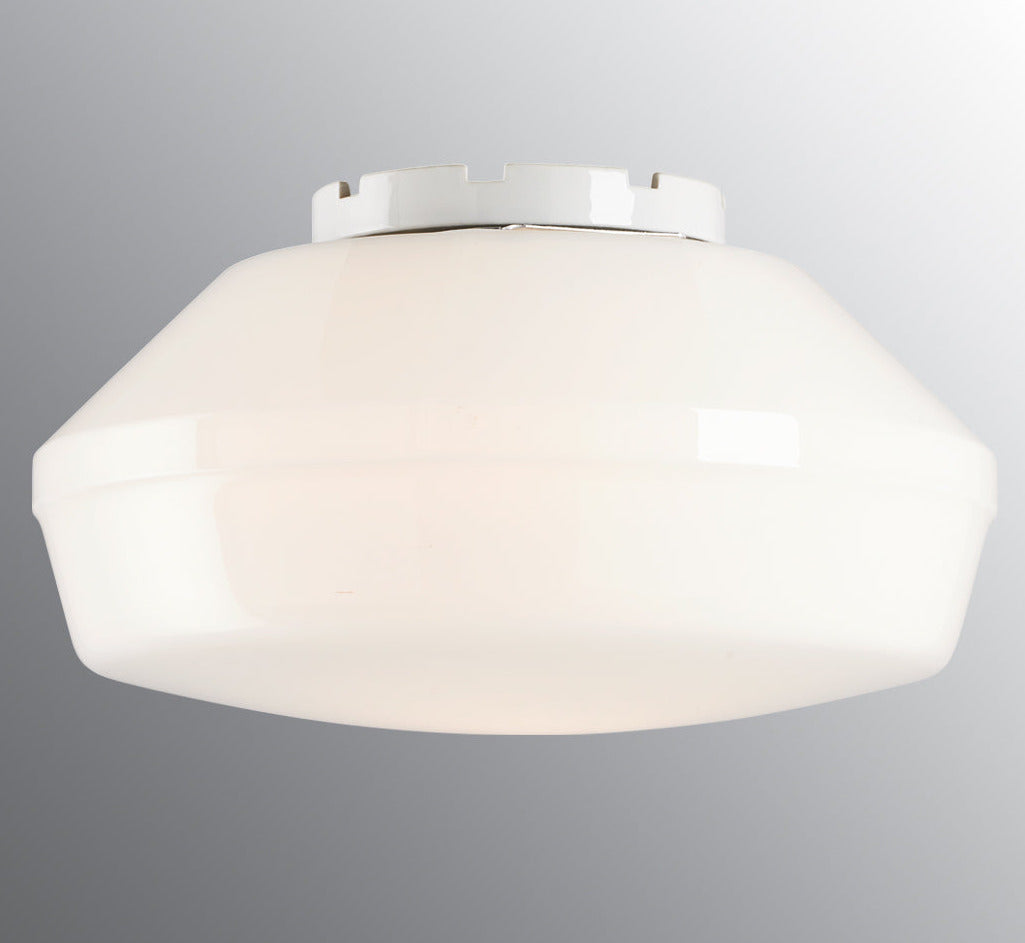 Classic 265 Wand- und Deckenleuchte E27 IP20 Ø99mm, weiss | Ifö Electric