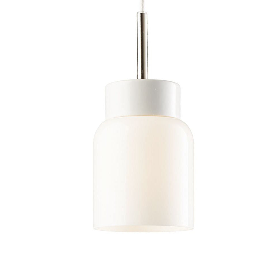 Smycka Tova Pendelleuchte Porzellan E27 weiss glänzend opal | Ifö Electric