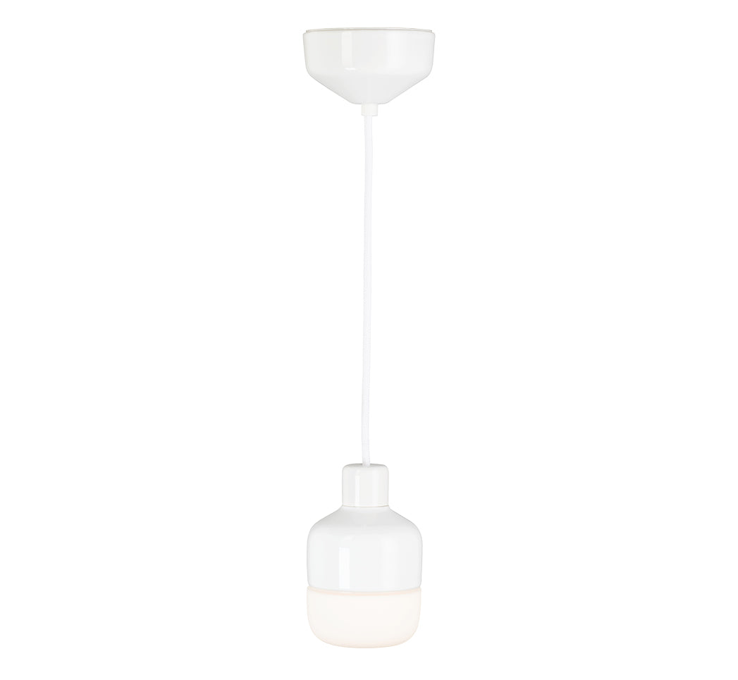 Ohm 100/155 Pendelleuchte weiss matt opal | Ifö Electric