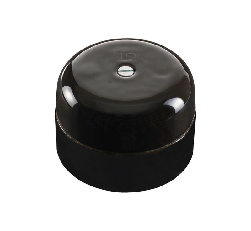 Abzweigdose Porzellan klein rund 50mm | Ifö Electric schwarz