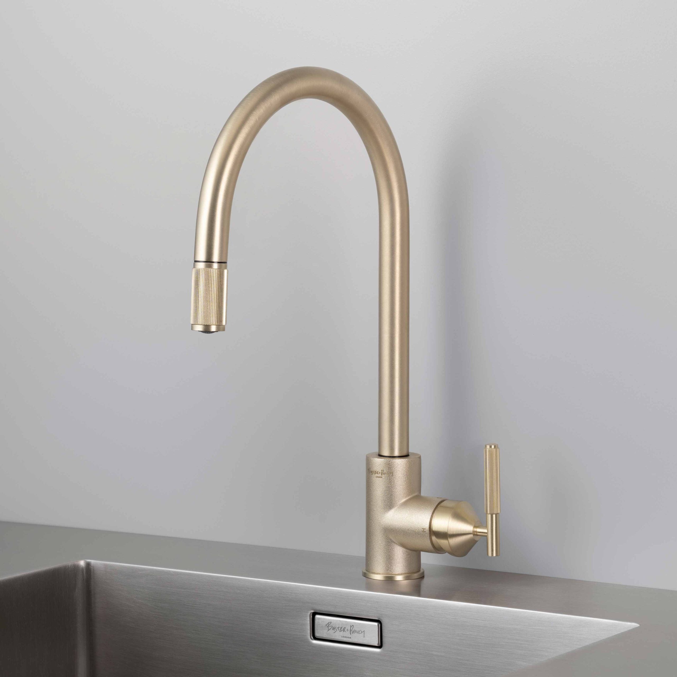 Robinet de cuisine avec bec extractible «Linear»