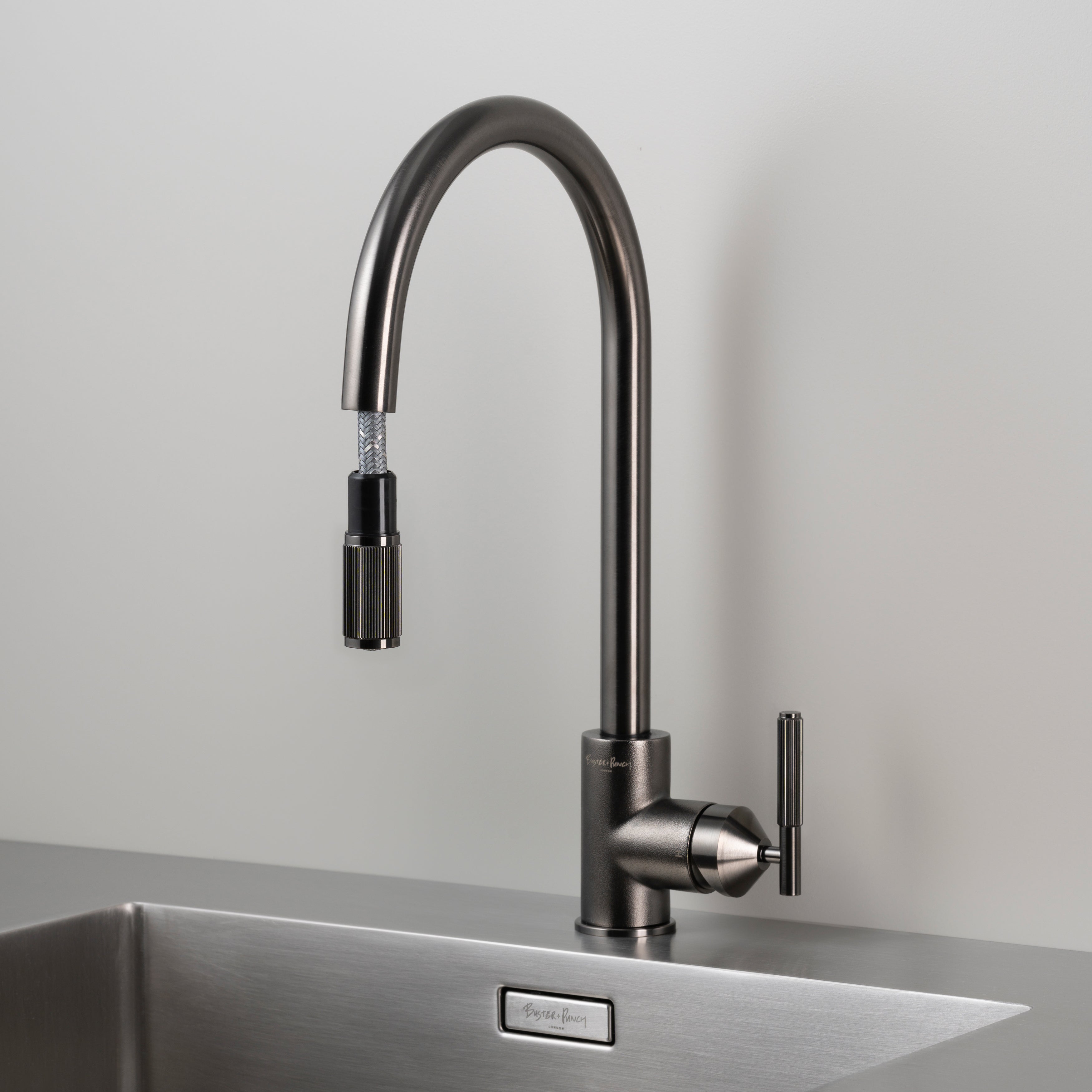 Robinet de cuisine avec bec extractible «Linear»