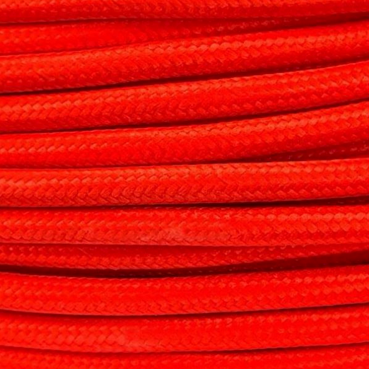 red textile cable