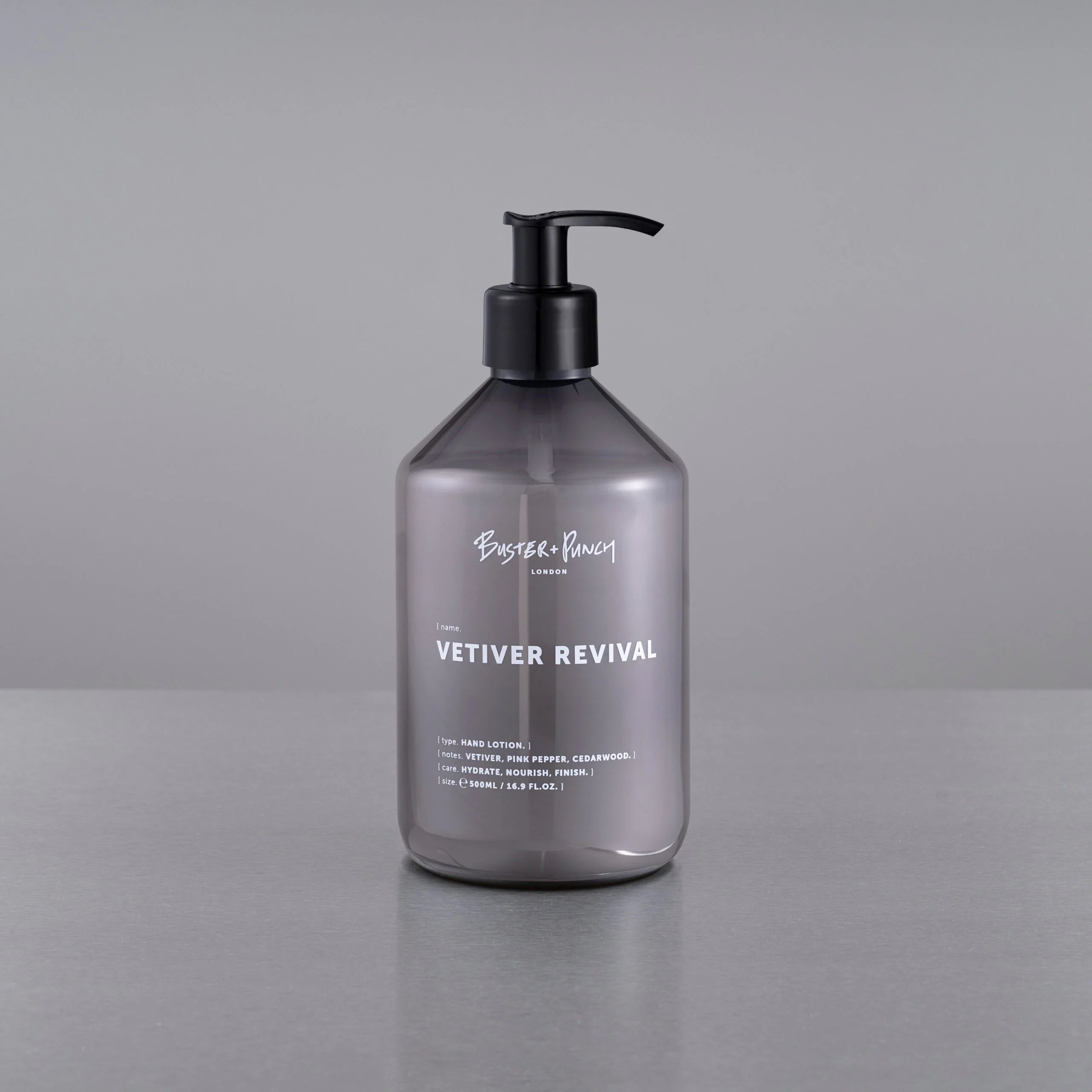Handlotion «vetiver revival» 500ml | Buster & Punch