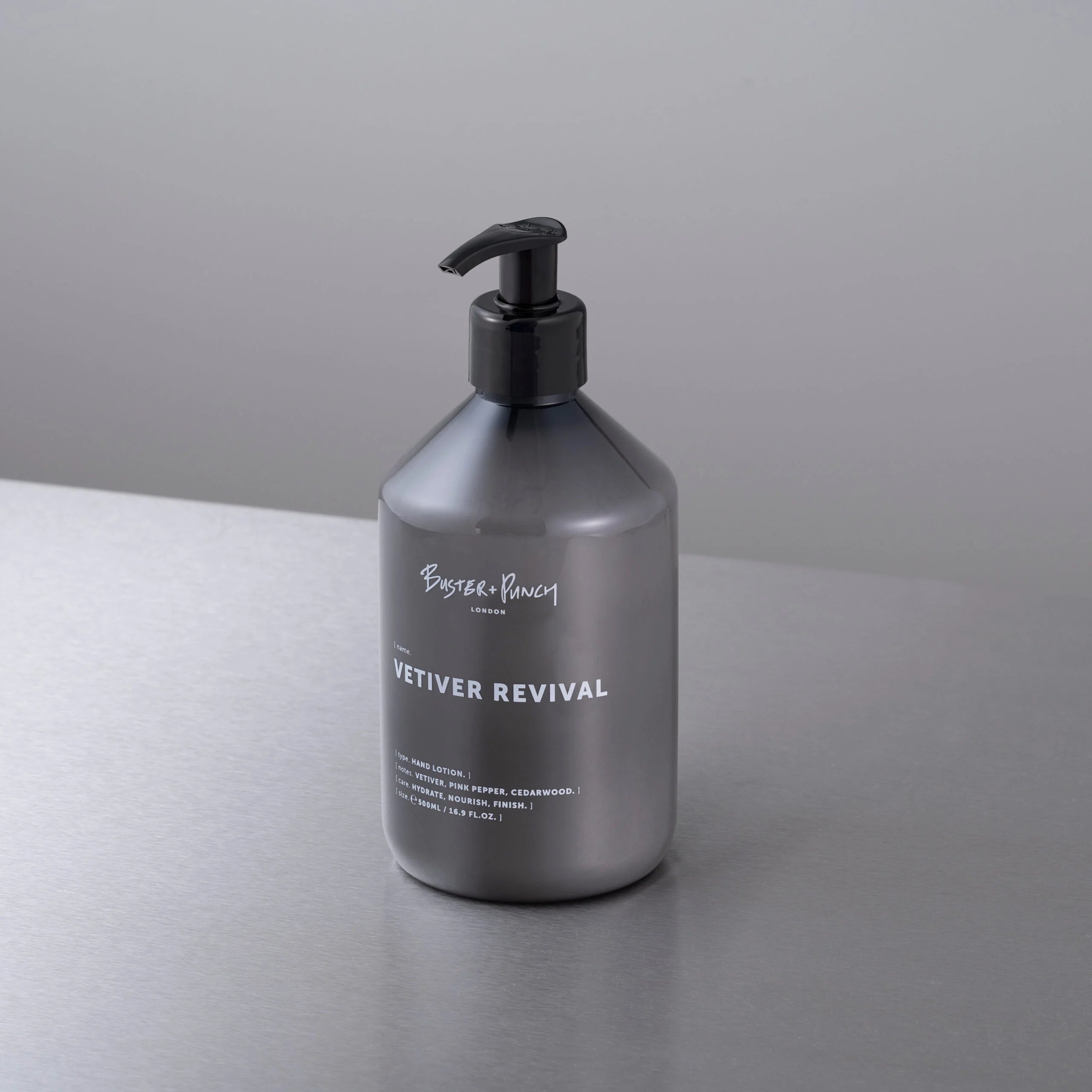 Handlotion «vetiver revival» 500ml | Buster & Punch