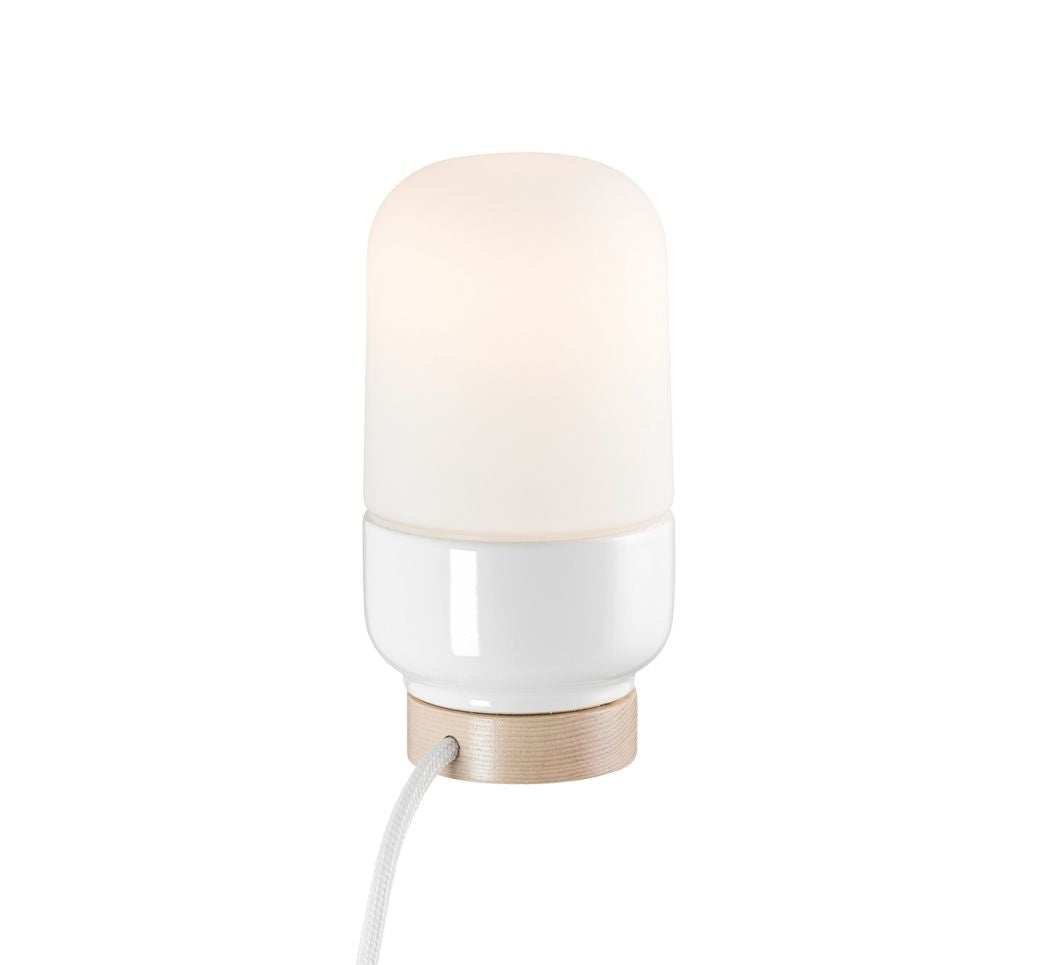 Table lamp porcelain Ohm Table 100/190 matt opal IP20 | Ifö Electric