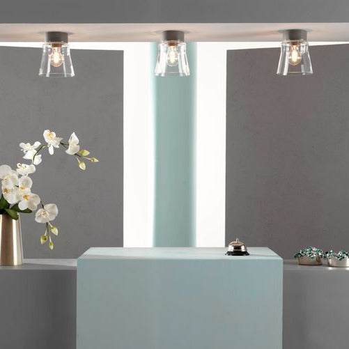 Open Anna Porzellanleuchte Klarglas E27 IP21 Wohnzimmer| Ifö Electric