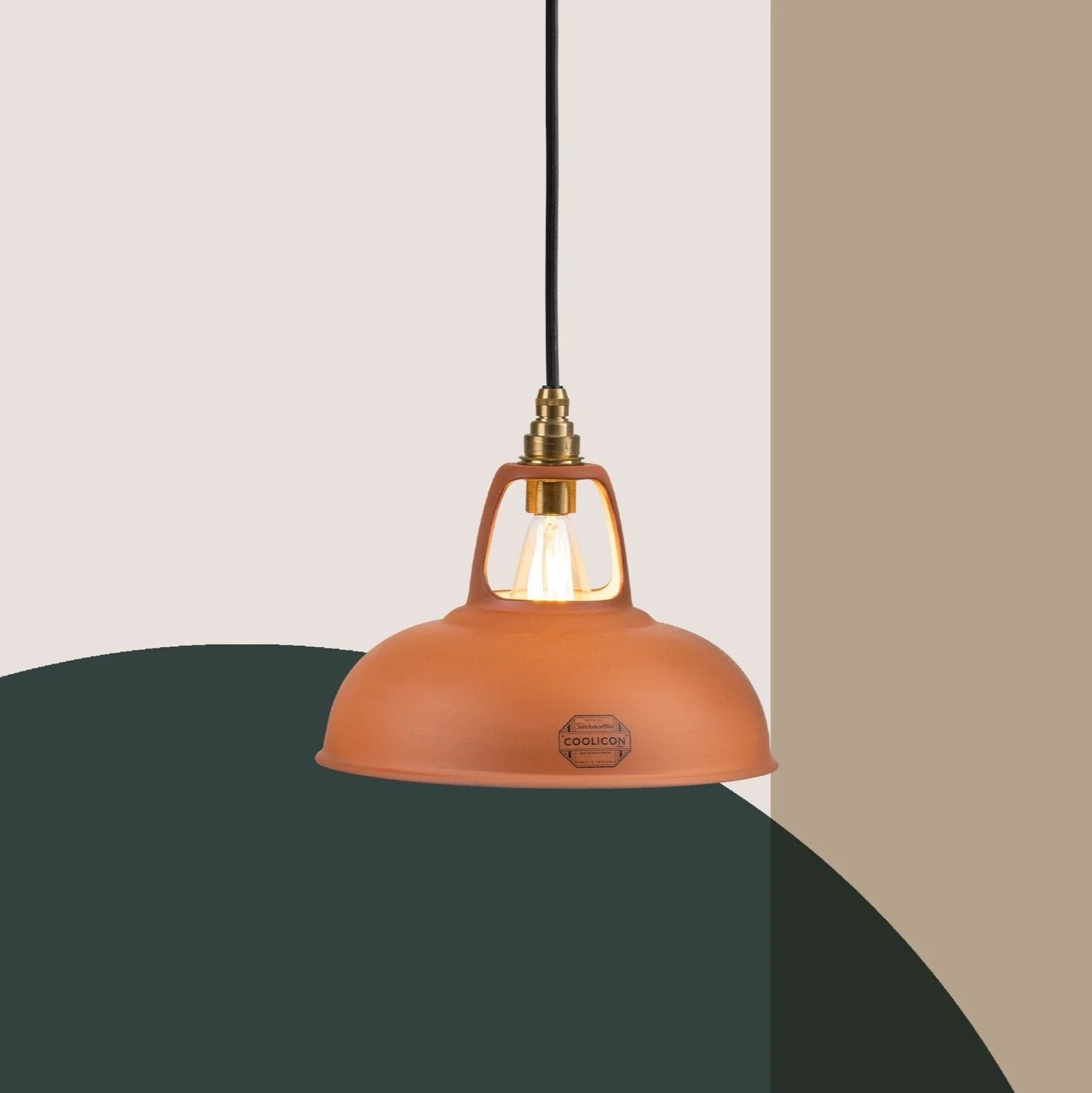 Coolicon Natural Terracotta Lampenschirm