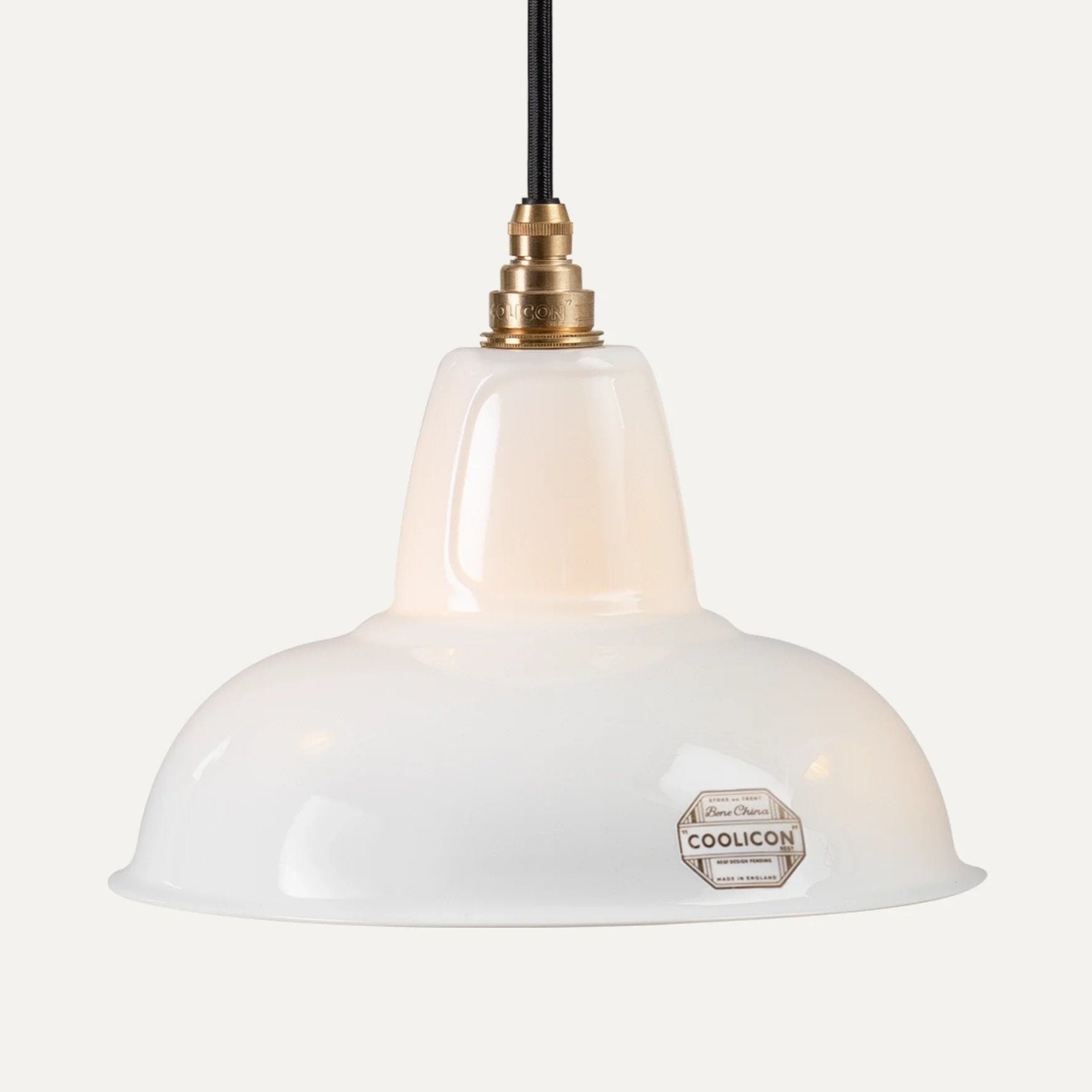 Coolicon Premium Porzellanschirm "Gloss Silhouette" durchschimmernd | fine bone china
