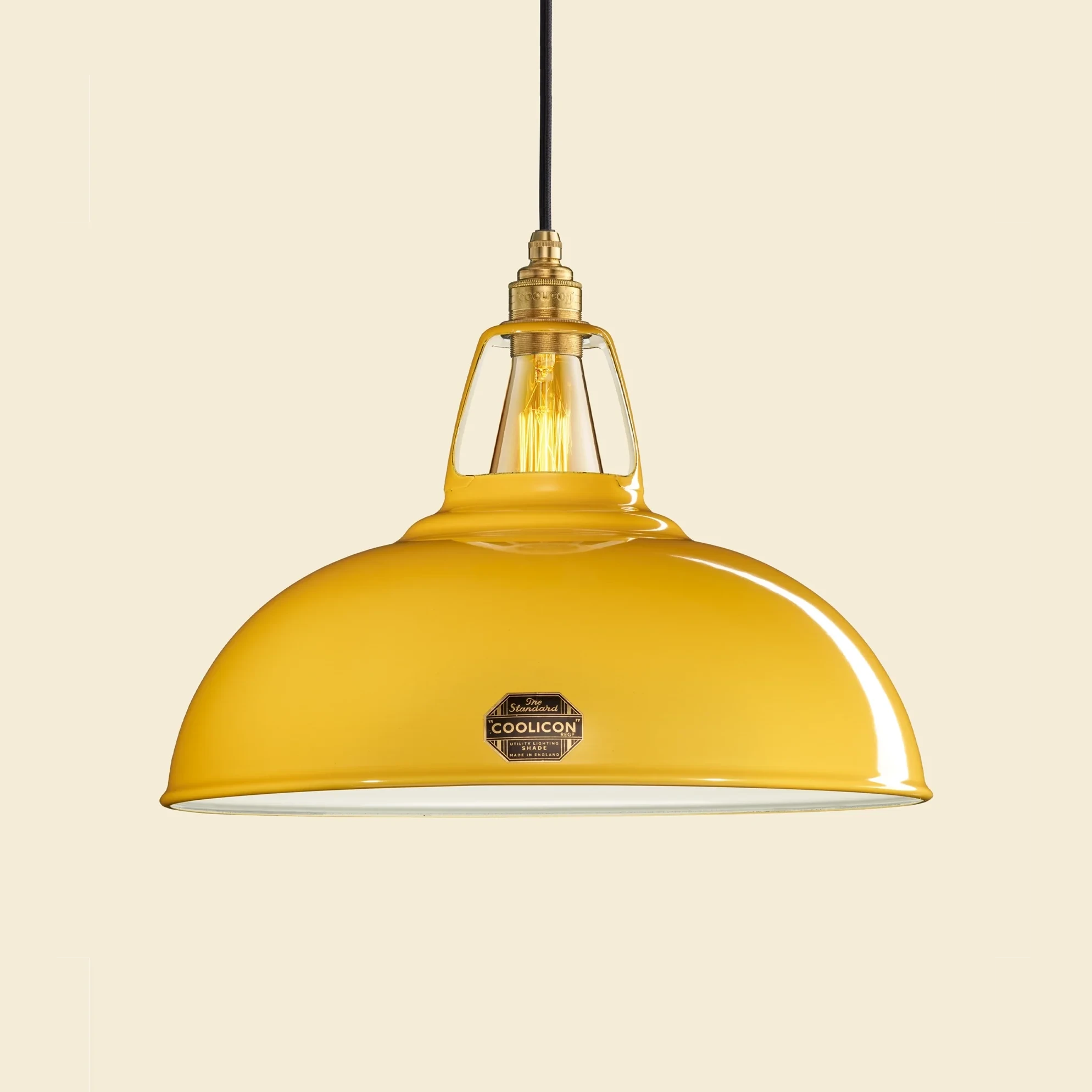 Coolicon Emailleschirm Gross Deep Yellow