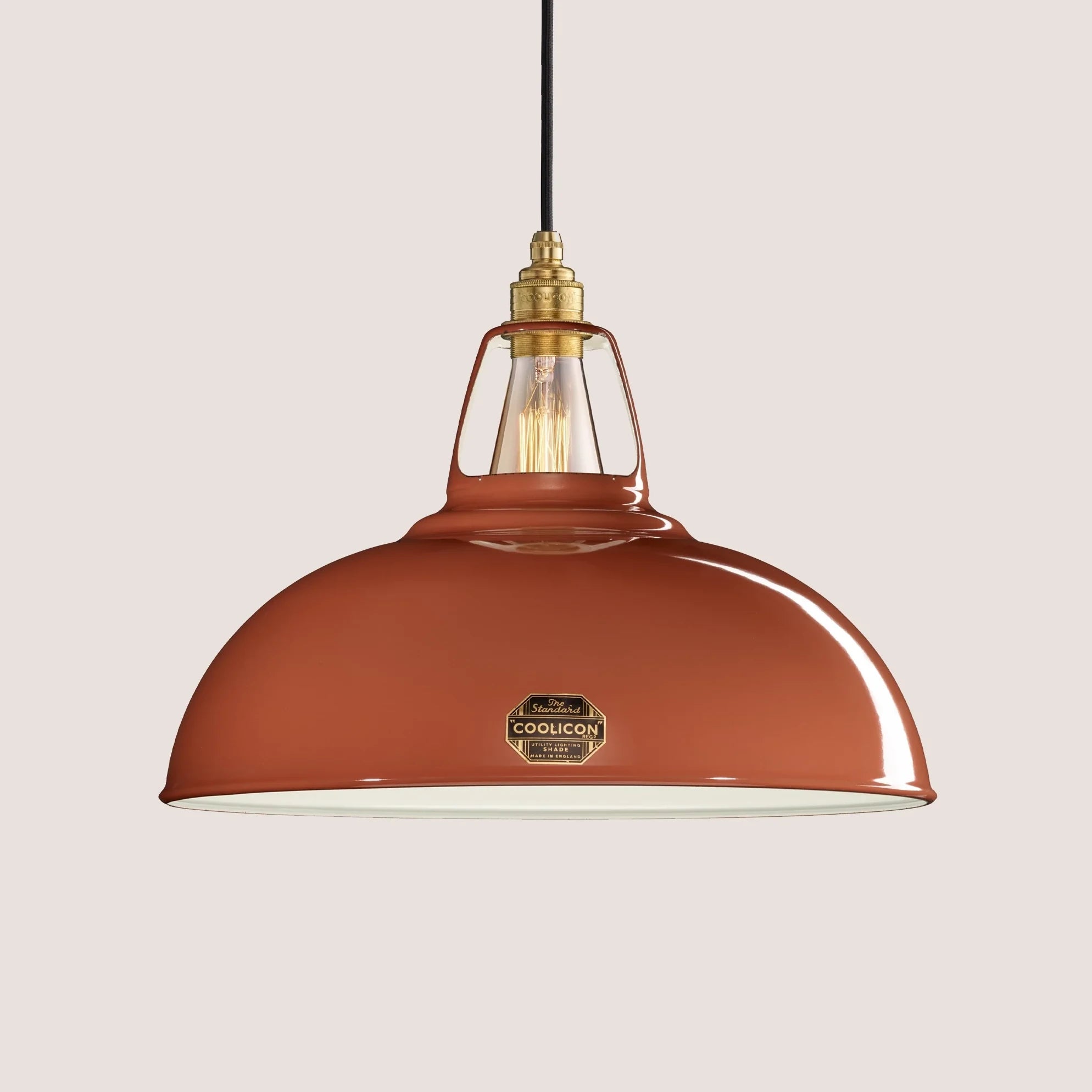 Coolicon Emailleschirm Gross Terracotta
