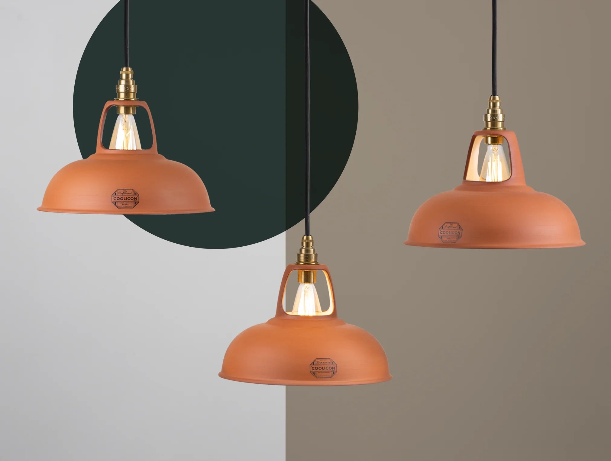 Coolicon Natural Terracotta Lampenschirm