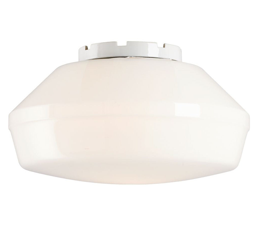 Classic 265 Wand- und Deckenleuchte E27 IP20 Ø99mm weiss | Ifö Electric