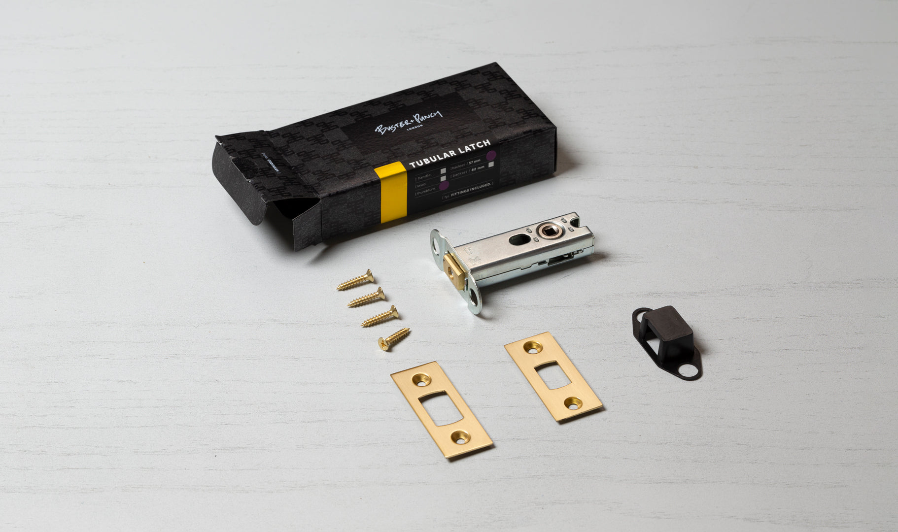 Verrou de porte pour serrures rotatives 57 mm