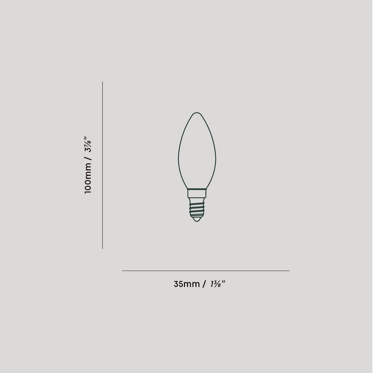 E14 LED Kerze Dim to warm | Tala