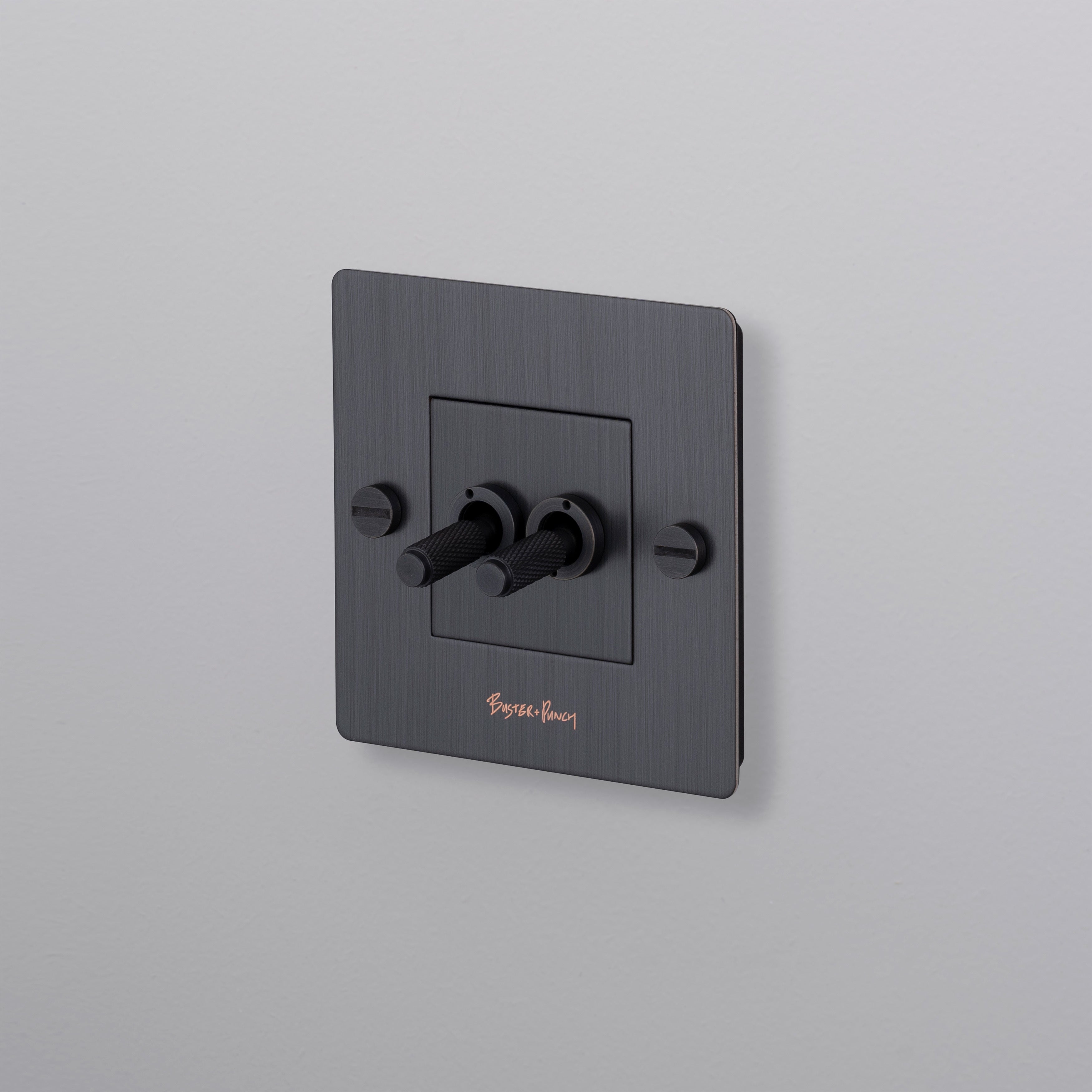 2G toggle switch Smoked Bronze (2-way)