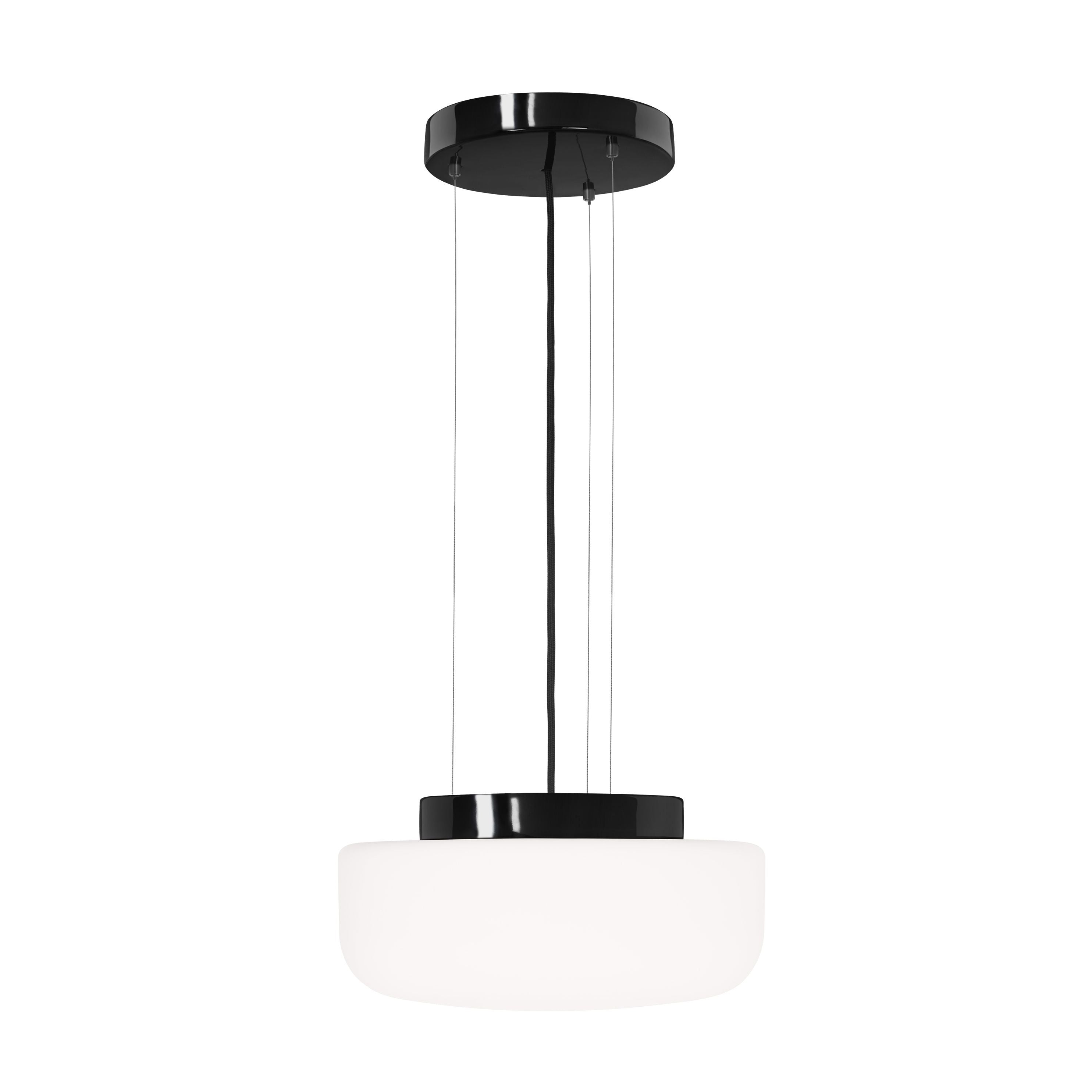 Solenne Pendant 360/176 Porzellan Pendelleuchte Led DALI 3000K schwarz | Ifö Electric