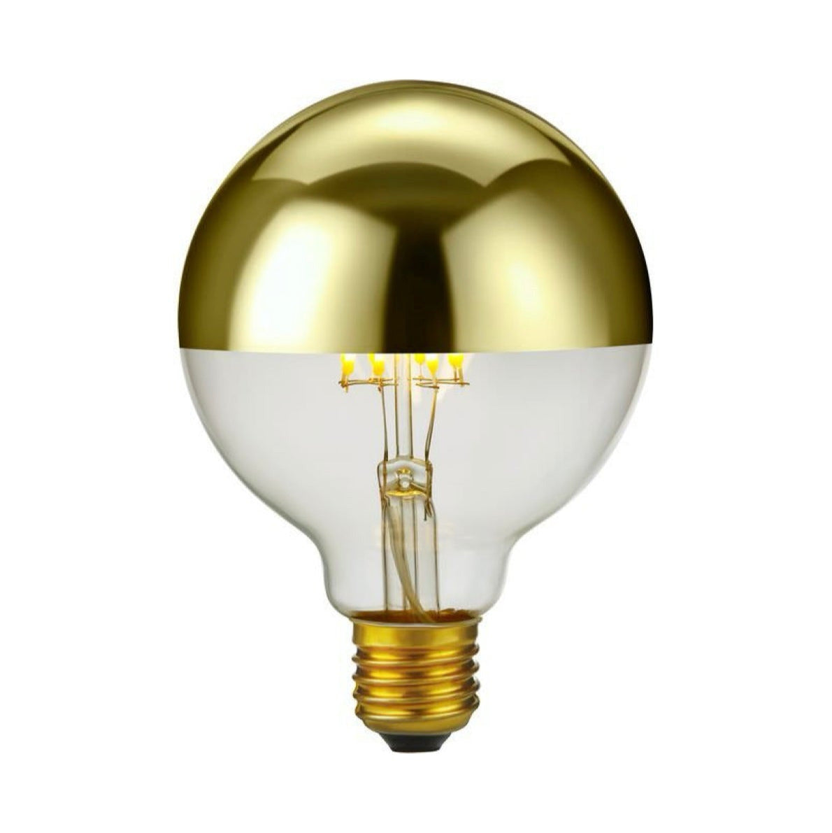 Led Glühbirne Kopfspiegel | Big Gold Top Filament Globe E27