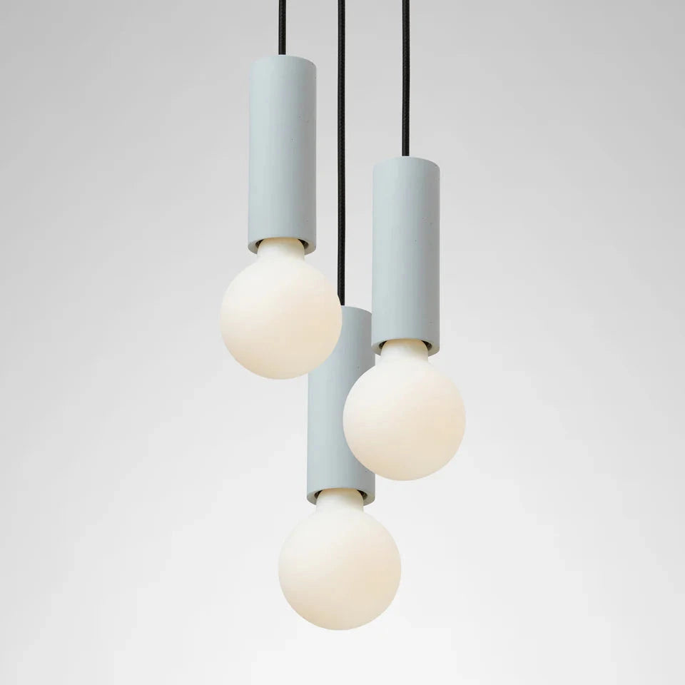 Ila Trio | Pendelleuchten Beton E27