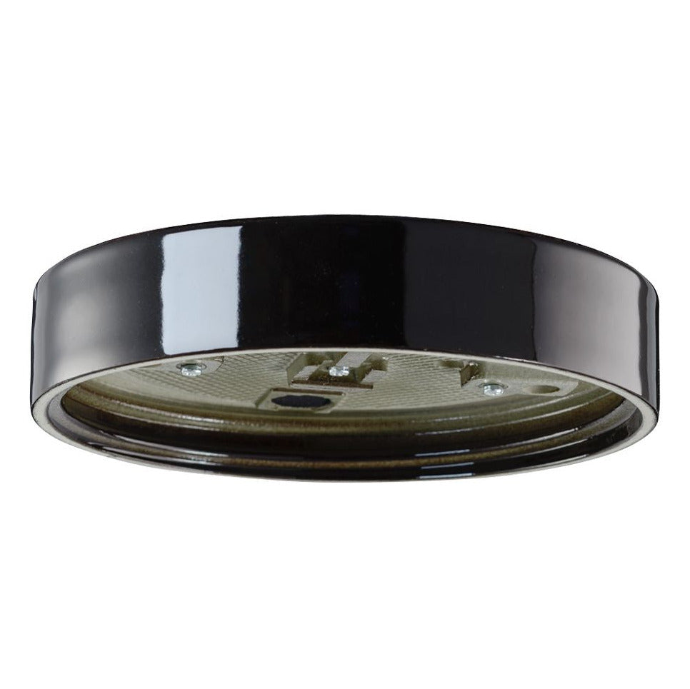 Porzellansockel Ø 185.5mm Gewinde IP44 für LED Module | Ifö Electric schwarz